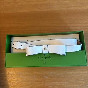 Kate Spade white  belt